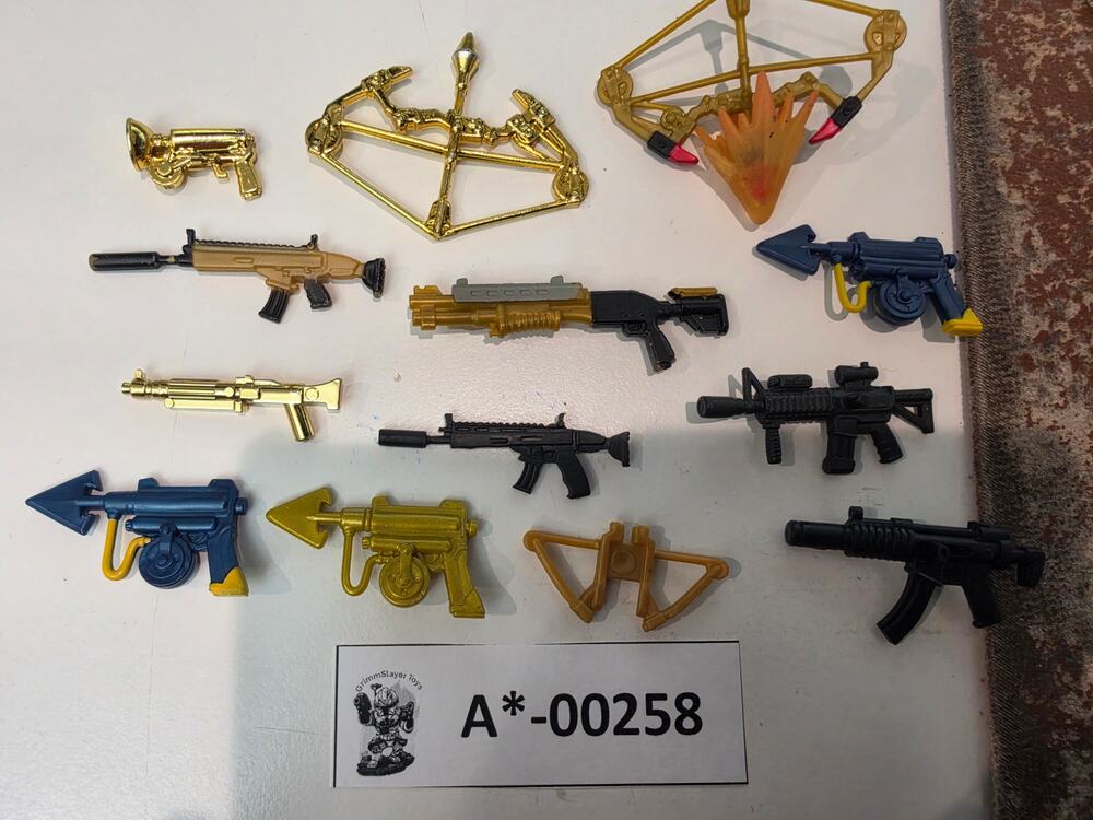 Fortnite Gold Weapons Accessory Bundle Lot